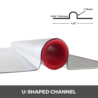 PEX Heat Transfer Plates, 200 pcs Box Radiant Heat Transfer Plates, 2ft Aluminum PEX Heat Transfer Plates, 1.27 cm Heat Transfer Plates Designed for PEX Tubing - Image 3
