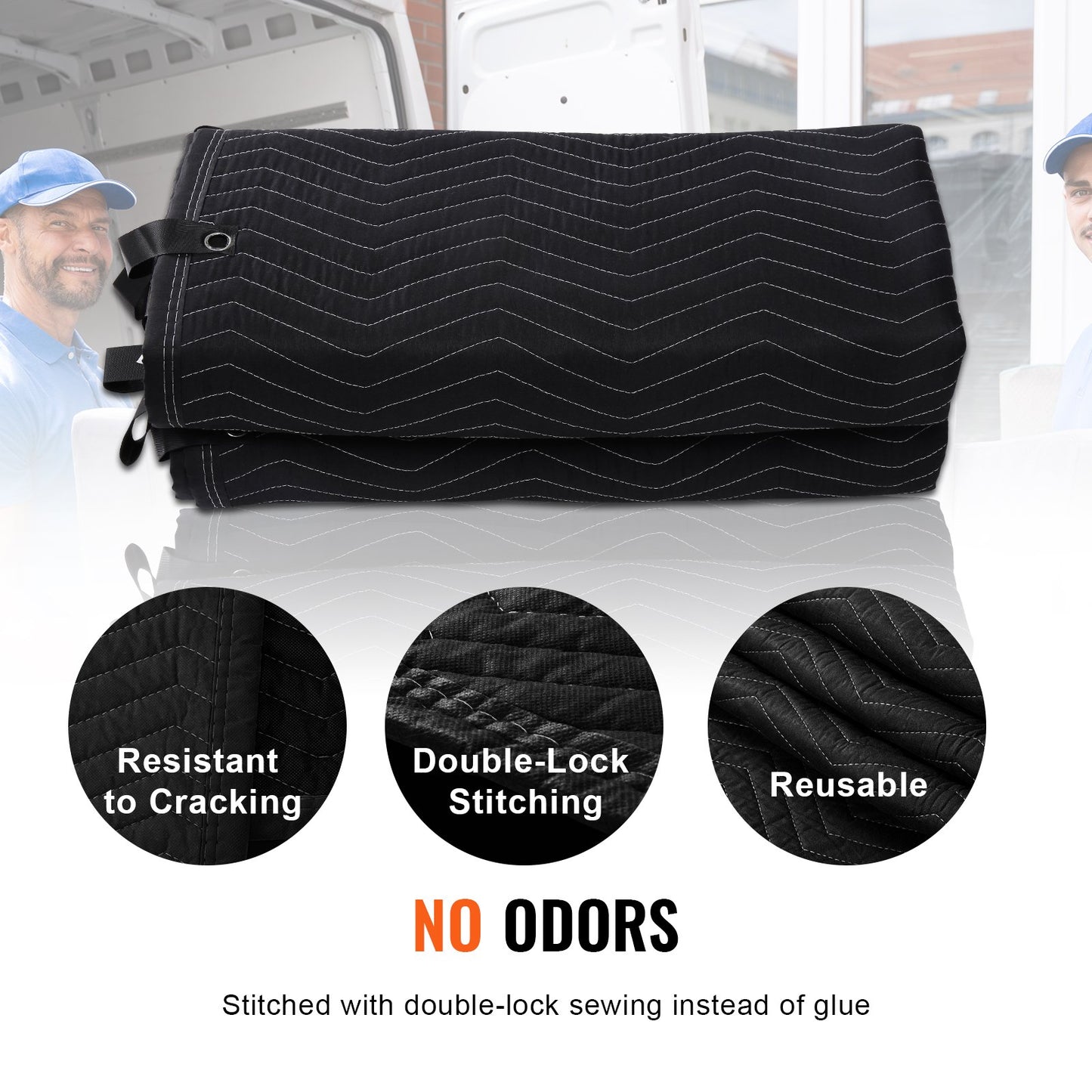 Sound Dampening Blanket, 2438 x 2032 mm Extra Large Studio Grommeted Soundproof Blanket with Grommets, Light Blocker for Door Acoustic Noise Blocking Blanket Studio Sound Absorption Sheet, Black - Image 4