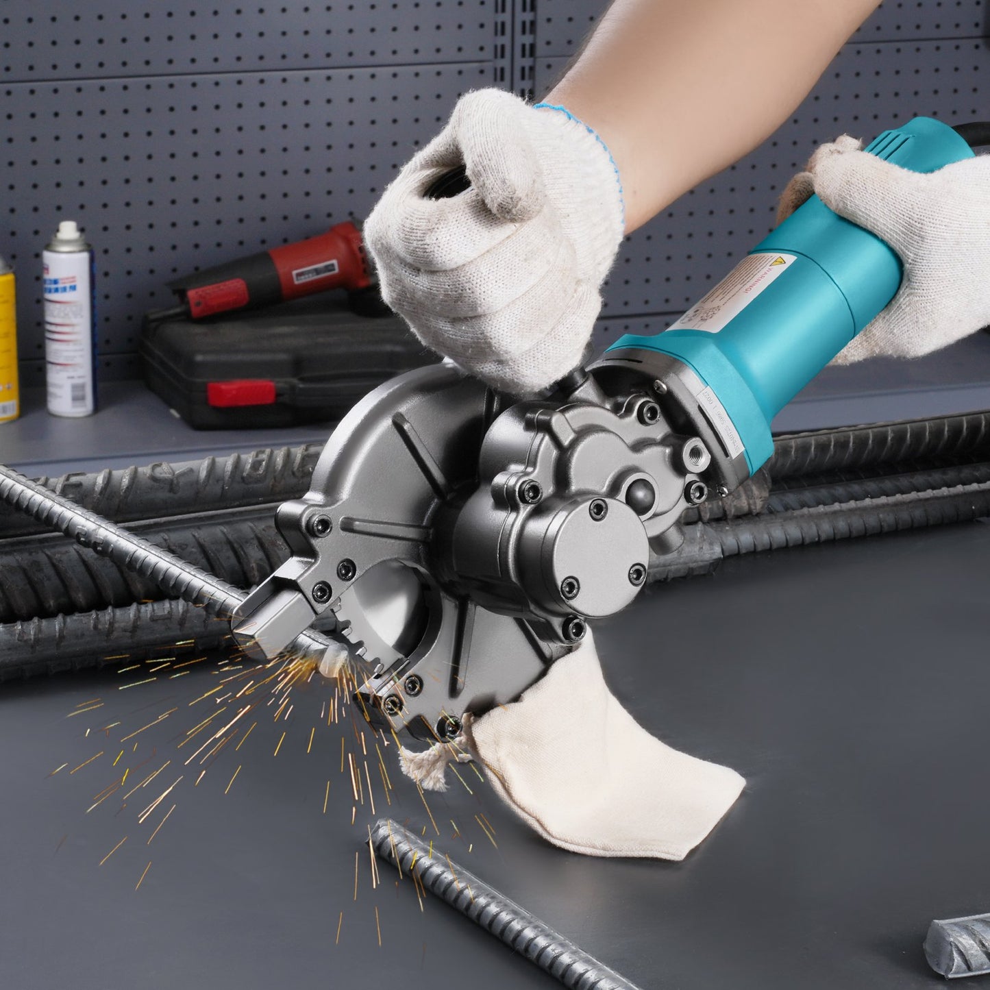 1100W Electric Rebar Cutter Cutting up to 3/2In 4-40mm - Image 8