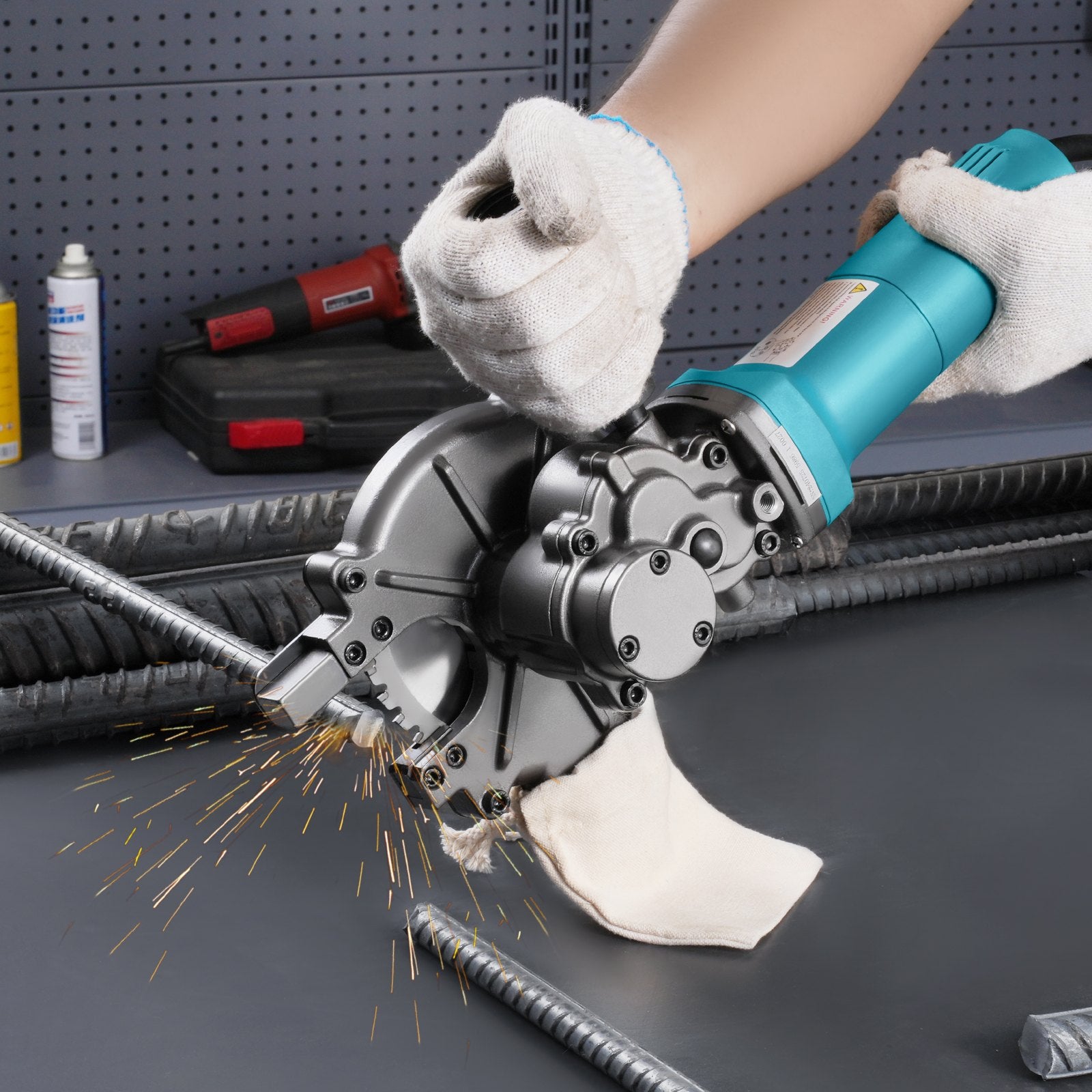 1100W Electric Rebar Cutter Cutting up to 3/2In 4-40mm - Image 8