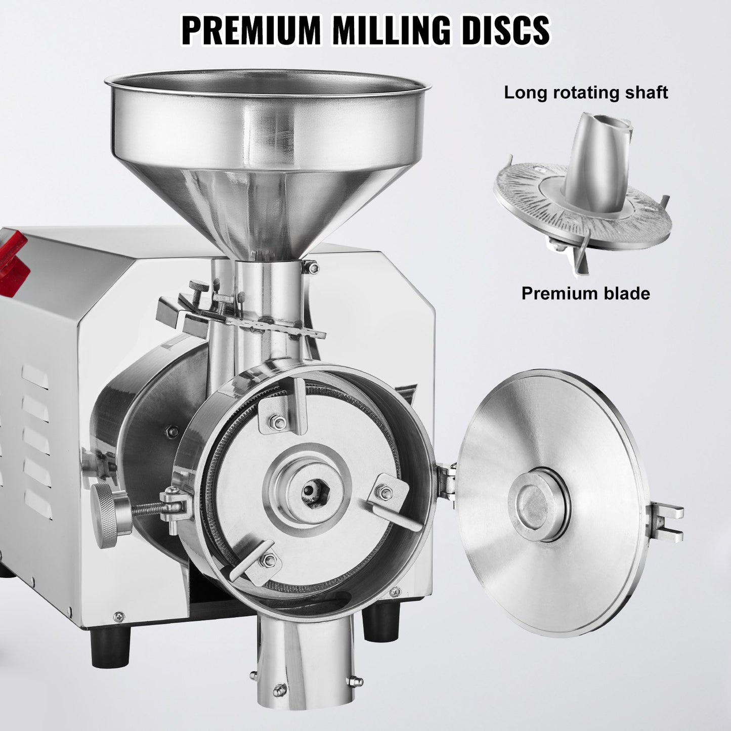 Grain Grind Mill Grain Grinding Machine 2200W Food Processing Machinery - Image 5