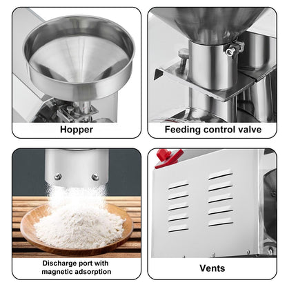 Grain Grind Mill Grain Grinding Machine 2200W Food Processing Machinery - Image 6