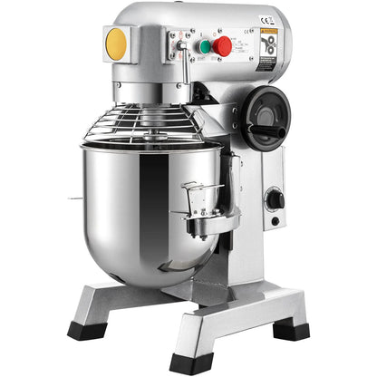 Commercial Stand Mixer, 850W Heavy Duty Electric Food Mixer, 15Qt Stainless Steel Bowl with 3 Speeds Adjustable 113/184/341 RPM, Dough Hook Whisk Beater Included, Perfect for Bakery Pizzeria - Image 9