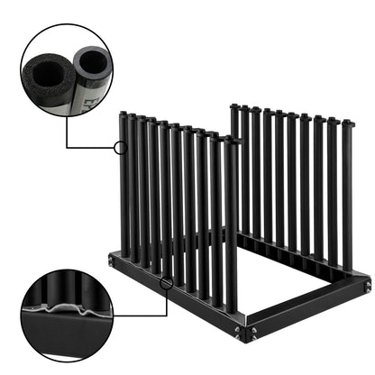 Windshield Rack 9-Lite, Windshield Truck Rack Steel, Windshield Glass Rack 24-Inch Height, Windshield Rack for Truck with PVC Pad & Foam Padding, Glass Rack for Truck, for Glass Transportation - Image 5