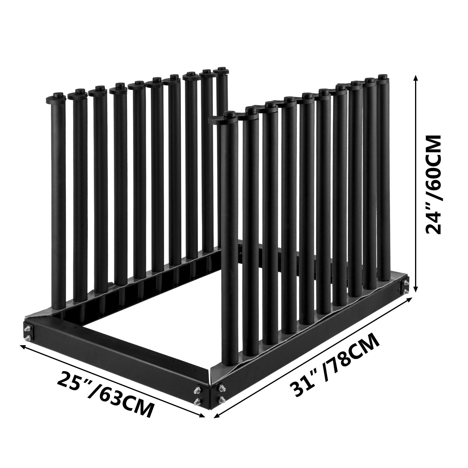 Windshield Rack 9-Lite, Windshield Truck Rack Steel, Windshield Glass Rack 24-Inch Height, Windshield Rack for Truck with PVC Pad & Foam Padding, Glass Rack for Truck, for Glass Transportation - Image 8
