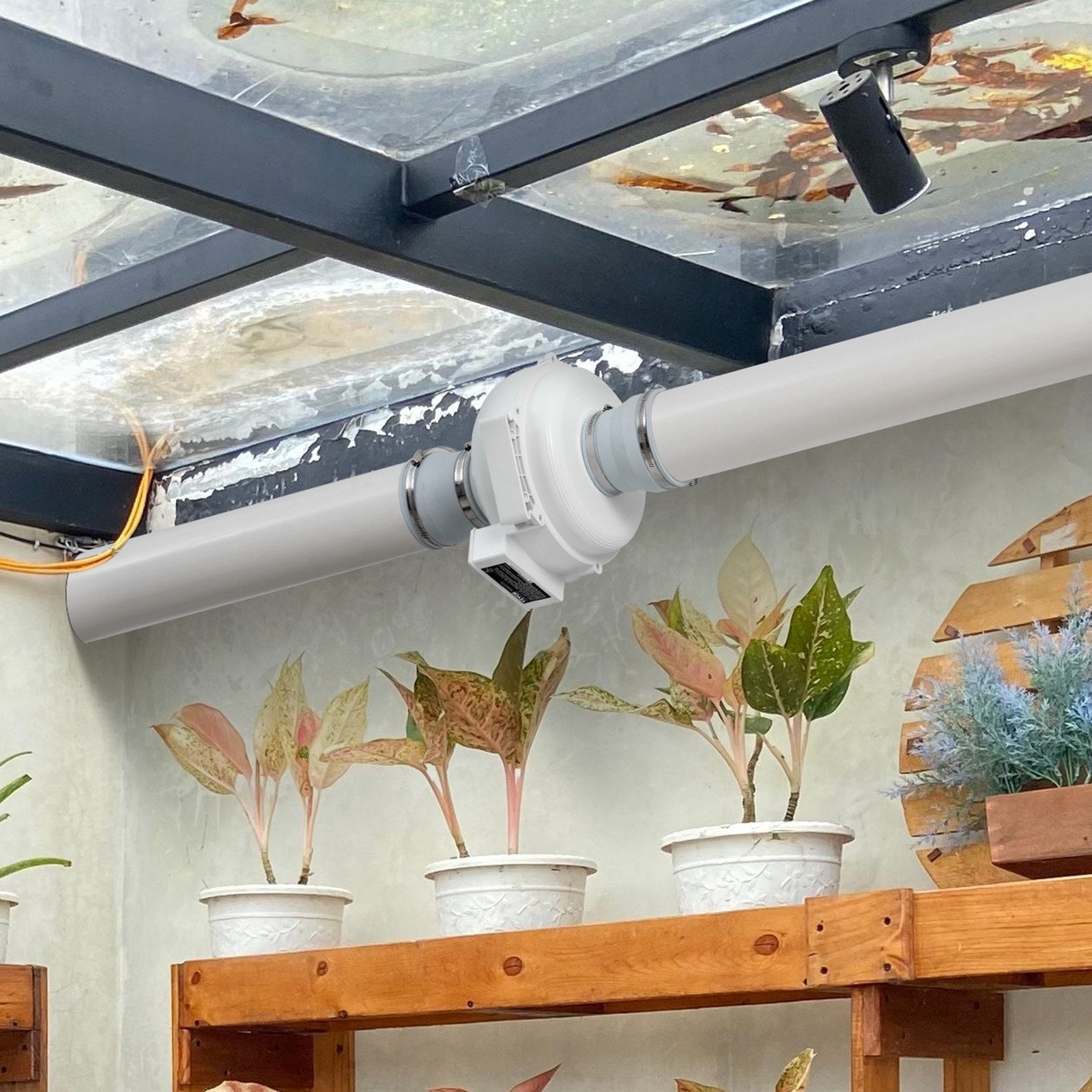 4" to 4.5" Radon Mitigation Fan System Quiet 260CFM Inline Duct Waterproof - Image 8
