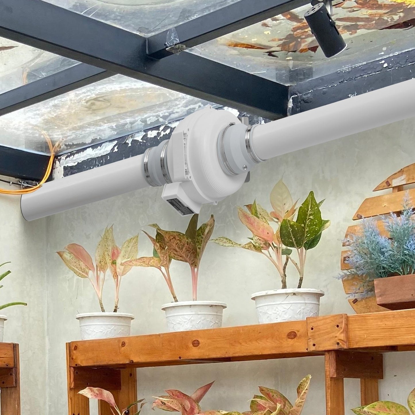 6" to 4.5" Radon Mitigation Fan System Kit Quiet 380 CFM Inline Duct Fan - Image 8
