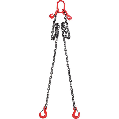 Chain Sling, 10 mm x 180 cm Lifting Chains with Hooks, G80 Engine Chain Hoist Lifts, 5 Ton Lifting Sling Chains for Engine Hoist, Engine Lift Chain with 2 Leg Grab Hooks and Adjusters Heavy Duty - Image 9