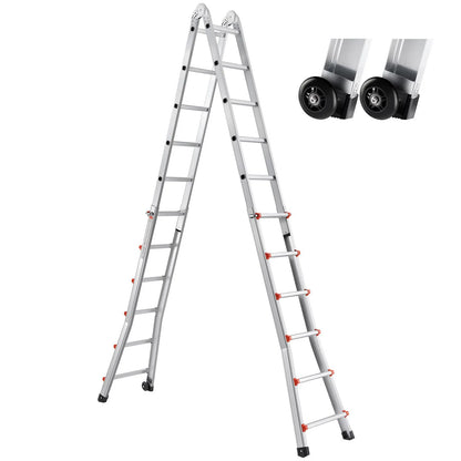 Telescoping Ladder A Frame 20 FT Extension Multi-Function for Homework - Image 9