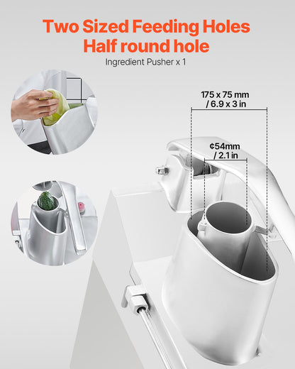 Food Processor & Vegetable Chopper w/ 6 Blades Food-Grade Stainless Steel - Image 3
