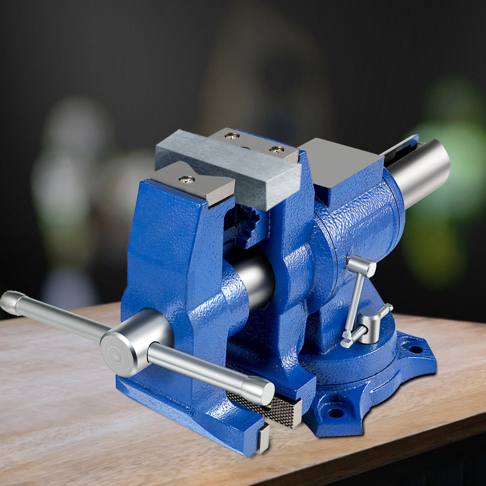 Multipurpose Bench Vice 5" 30Kn Heavy Duty with 360° Swivel Base and Head - Image 8