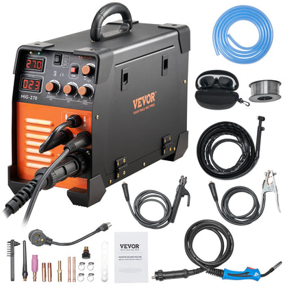 Mig Welder Welding Machine MIG-270 MIG MMA TIG IGBT DC Inverter Welder Digital Display