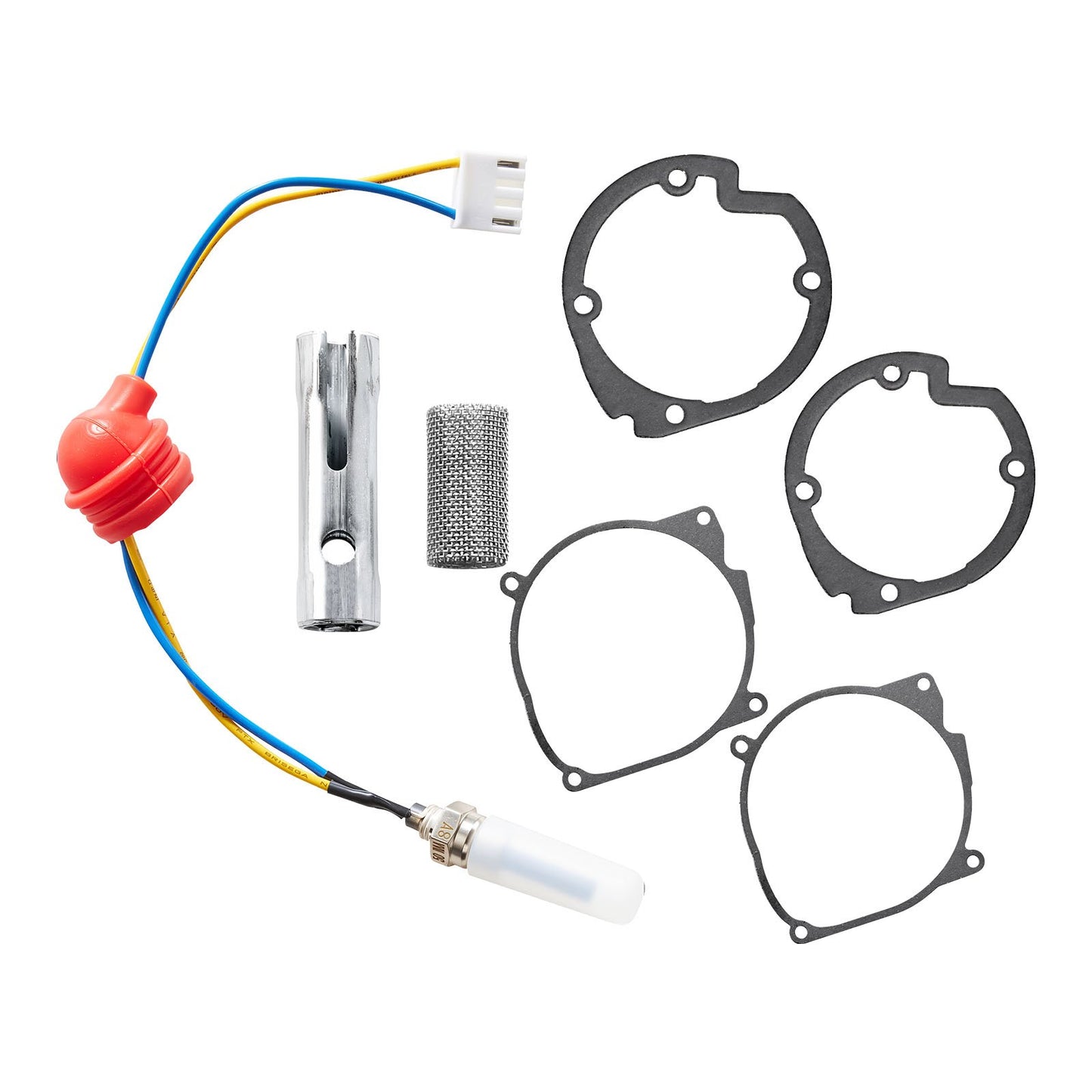 8V Glow Plug Repair Kit, Glow Plug Heater Repair Parking Heater Maintenance Kit with Atomization Mesh, Compatible with 2KW 5KW 8KW Diesel Air Heaters Models, Diesel Heaters Parts for Car Truck