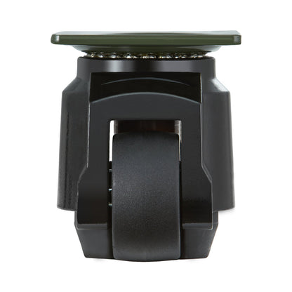 Leveling Casters, Set of 4, 1000 kg Total Load Capacity, 63.5 mm, Heavy Duty with Upgraded Handle Design, 360 Degree Swivel Caster Wheels, Adjustable Casters with Feet for Workbench, Machine