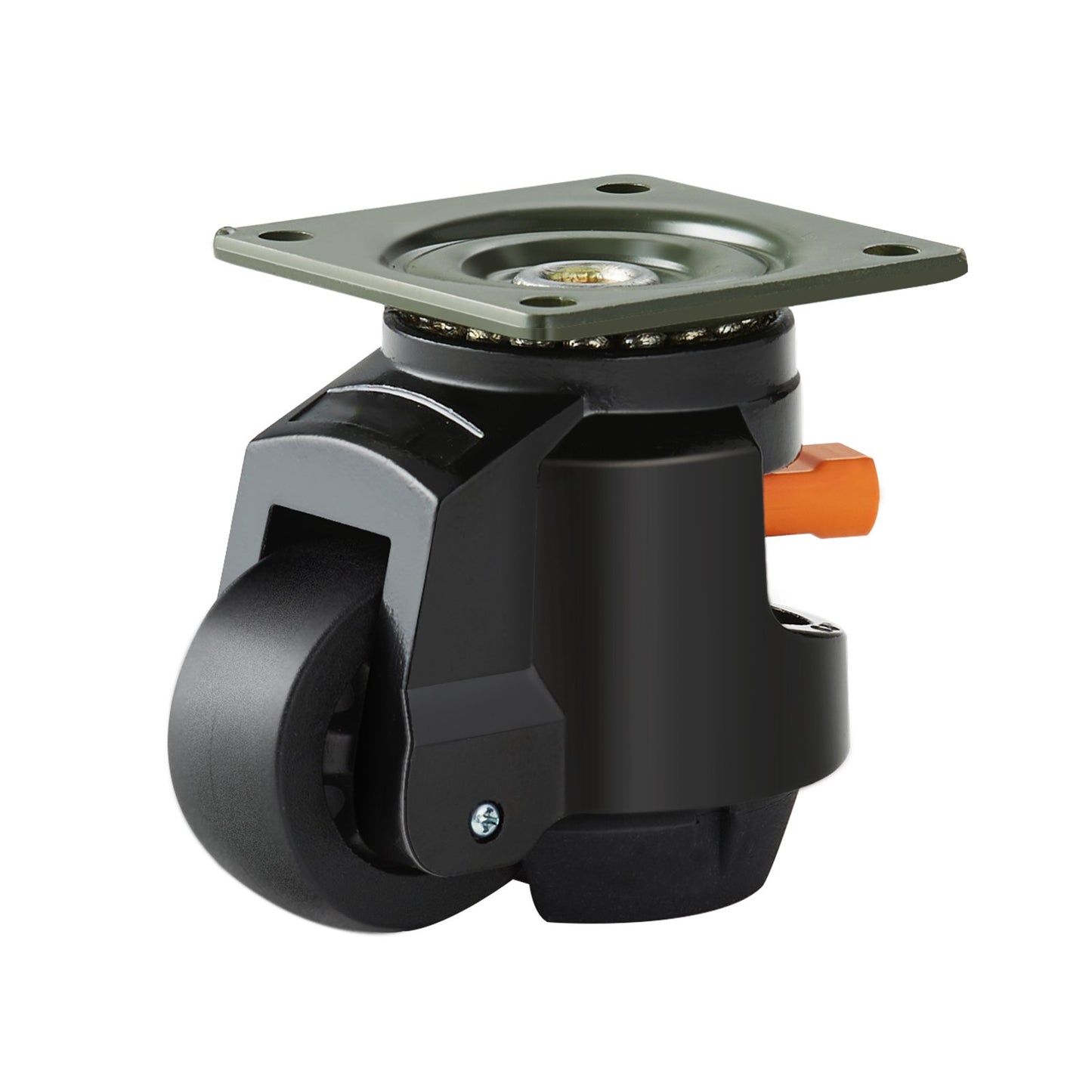 Leveling Casters, Set of 4, 1000 kg Total Load Capacity, 63.5 mm, Heavy Duty with Upgraded Handle Design, 360 Degree Swivel Caster Wheels, Adjustable Casters with Feet for Workbench, Machine - Image 9