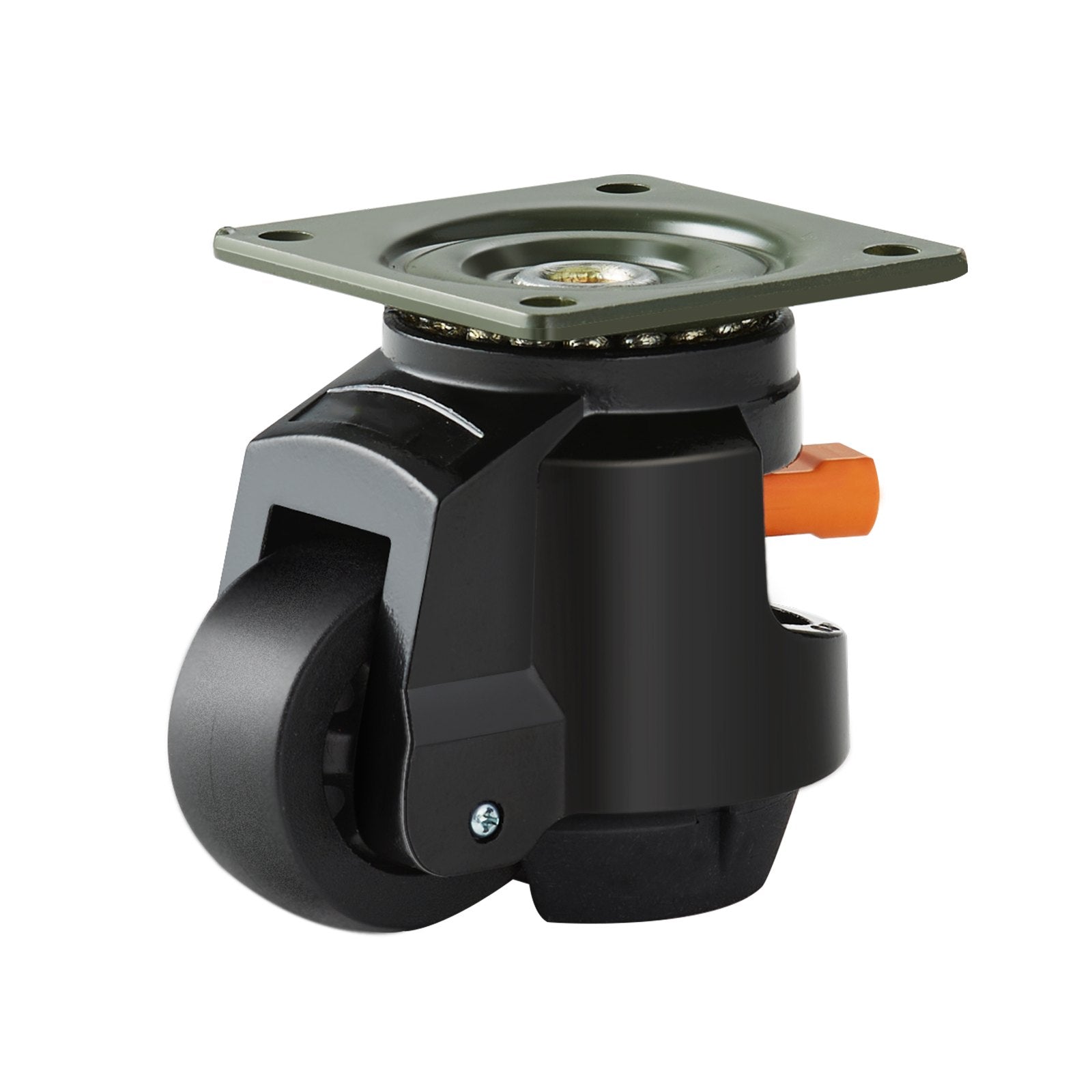 Leveling Casters, Set of 4, 1000 kg Total Load Capacity, 63.5 mm, Heavy Duty with Upgraded Handle Design, 360 Degree Swivel Caster Wheels, Adjustable Casters with Feet for Workbench, Machine - Image 9