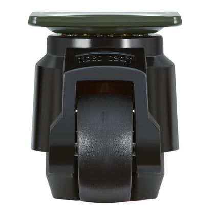 Leveling Casters, Set of 4, 500 kg Total Load Capacity, 50.8 mm, Heavy Duty with Upgraded Handle Design, 360 Degree Swivel Caster Wheels, Adjustable Casters with Feet for Workbench, Machine
