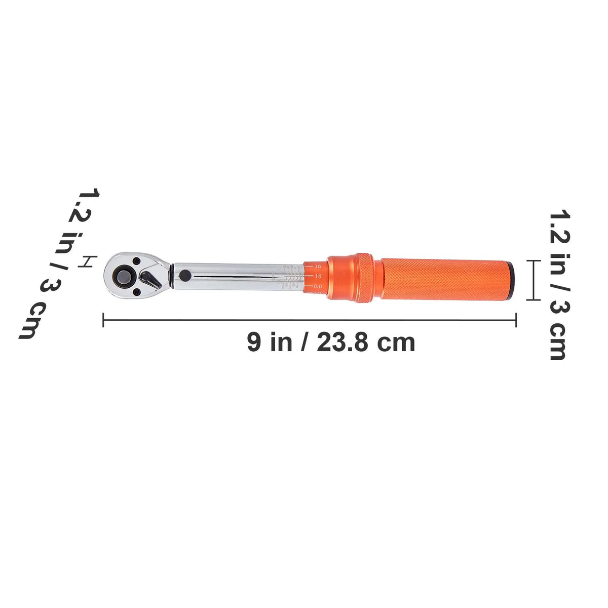 Torque Wrench Adjustable Torque Wrench 1/4" Drive 20-200in.lb/2.3-23Nm - Image 8