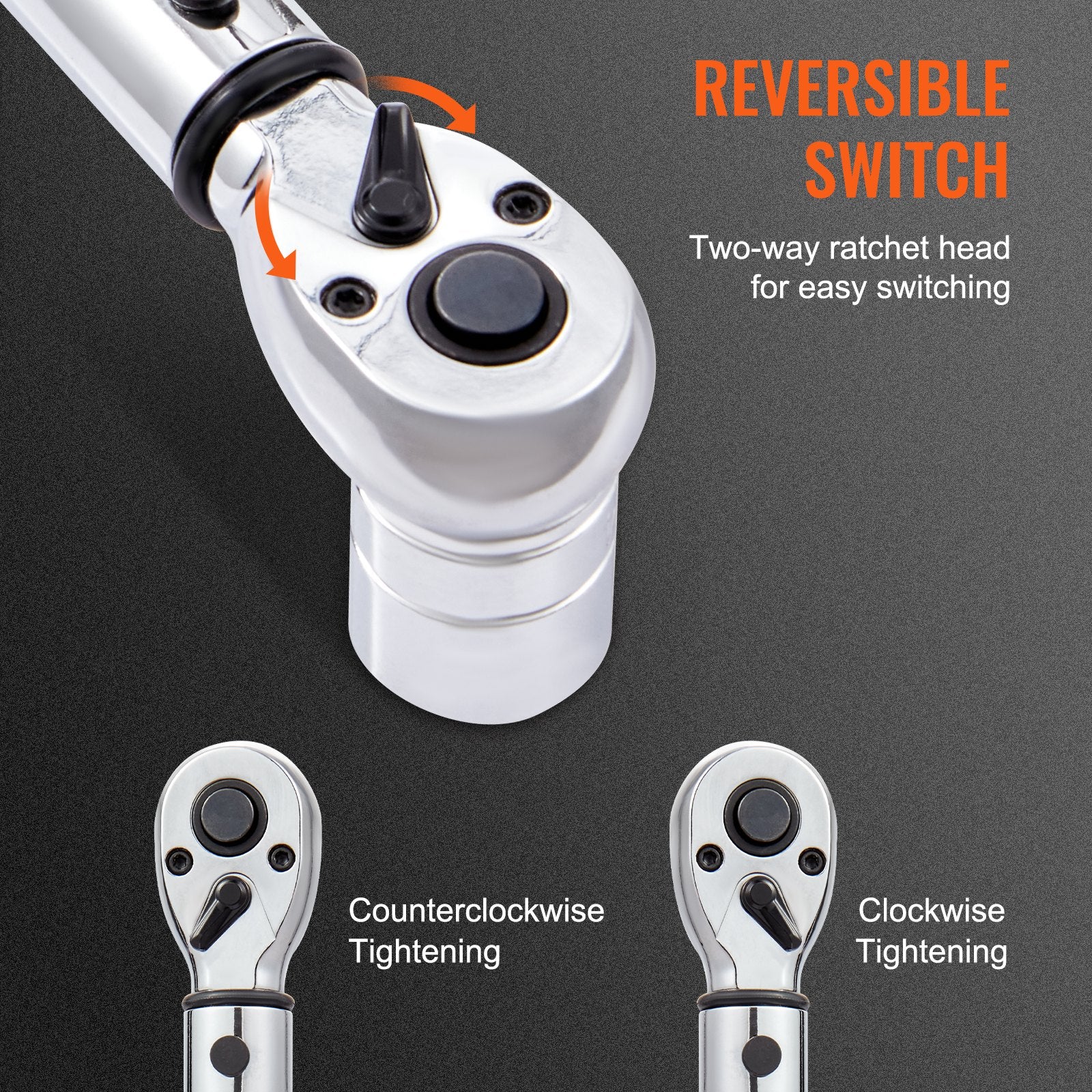 Torque Wrench Adjustable Torque Wrench 1/4" Drive 20-200in.lb/2.3-23Nm - Image 6