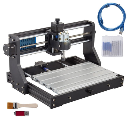 CNC 3018 Pro CNC 3018 300×180×45 mm CNC Machine GRBL Control Mini Engraver with Offline Controller 3 Axis Engraving Machine for Carving Milling Plastic, Acrylic, PVC and Wood