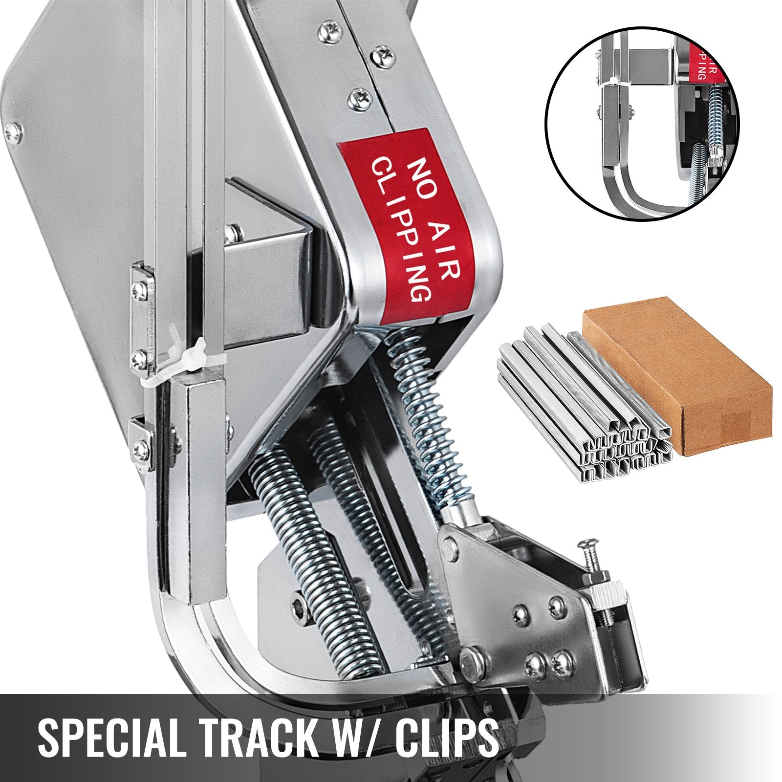 Manual U-shape Sausage Clipper Clipping Machine Food Clipping Maker for Sausage Packing Sealing with 2 Boxes of Buckles 8000pcs - Image 5