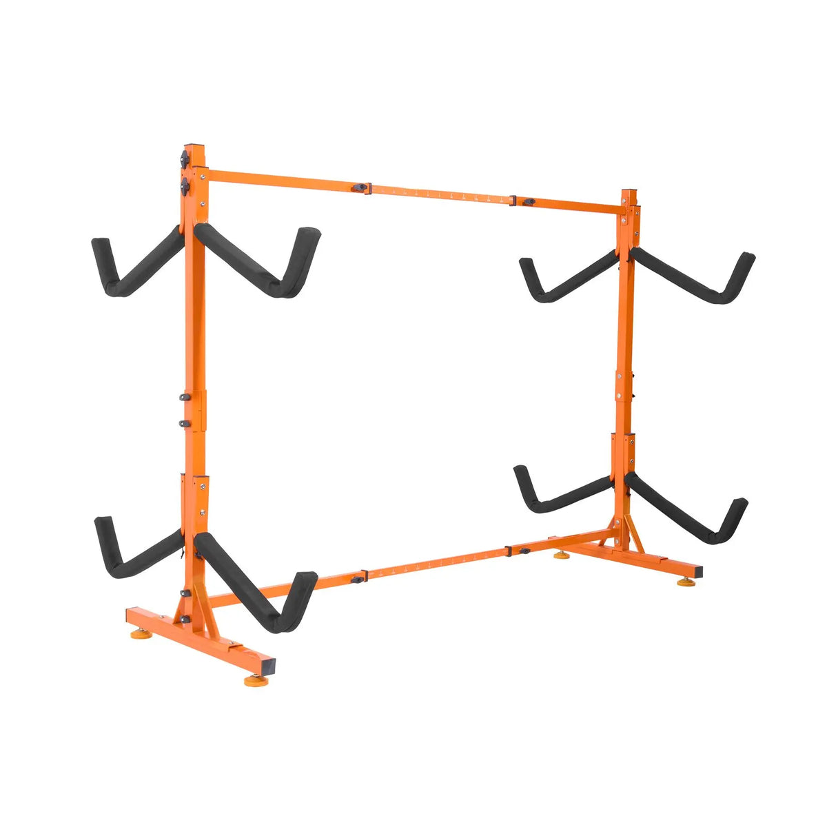 Freestanding Kayak Storage Rack, Kayak Stand for 4 Kayak Canoe Paddleboard, Heavy-duty Steel Kayak Hanger Holder with Padded Arms and Adjustable Width, 100 kg Max Load, for Indoor Outdoor Garage - Image 9