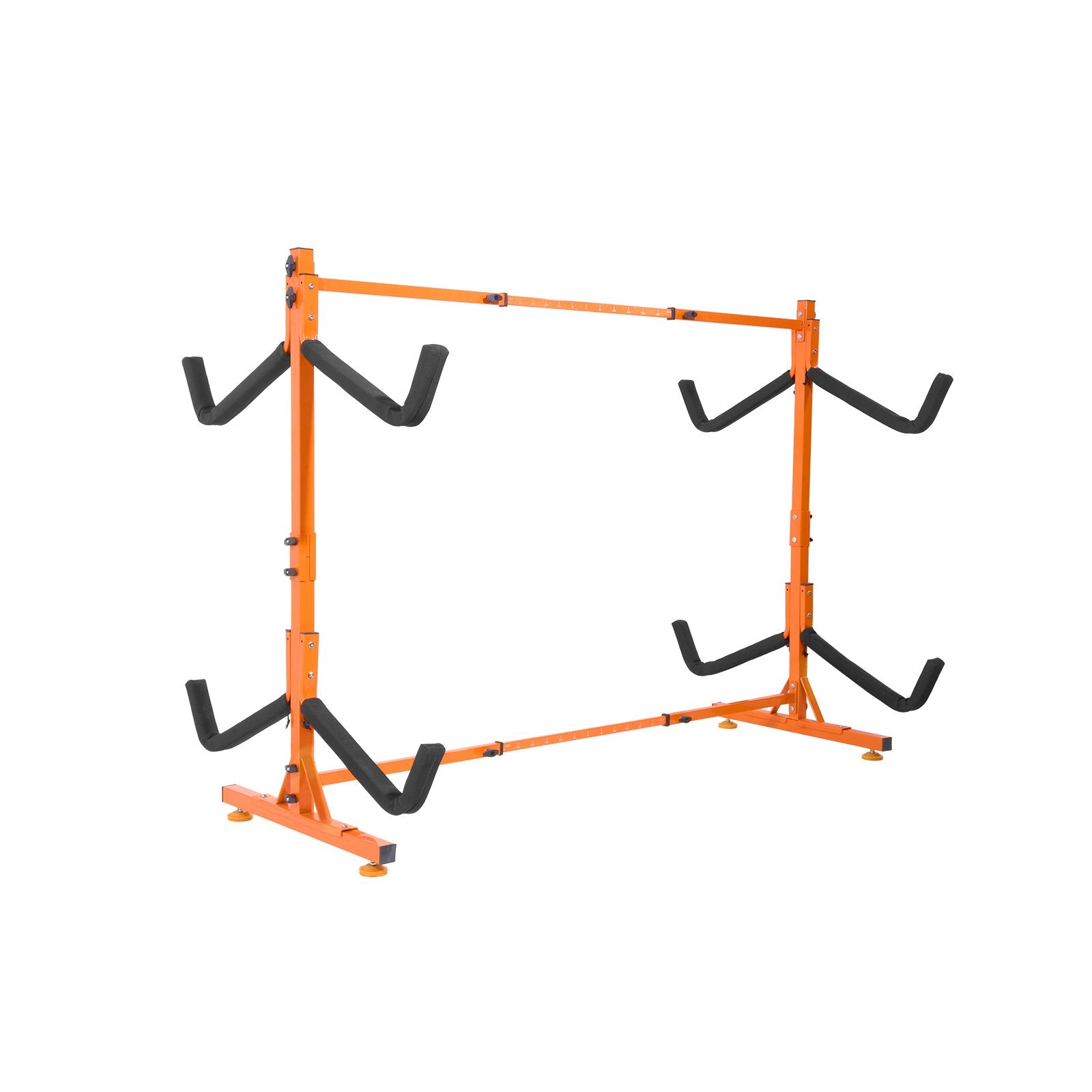 Freestanding Kayak Storage Rack, Kayak Stand for 4 Kayak Canoe Paddleboard, Heavy-duty Steel Kayak Hanger Holder with Padded Arms and Adjustable Width, 100 kg Max Load, for Indoor Outdoor Garage - Image 9