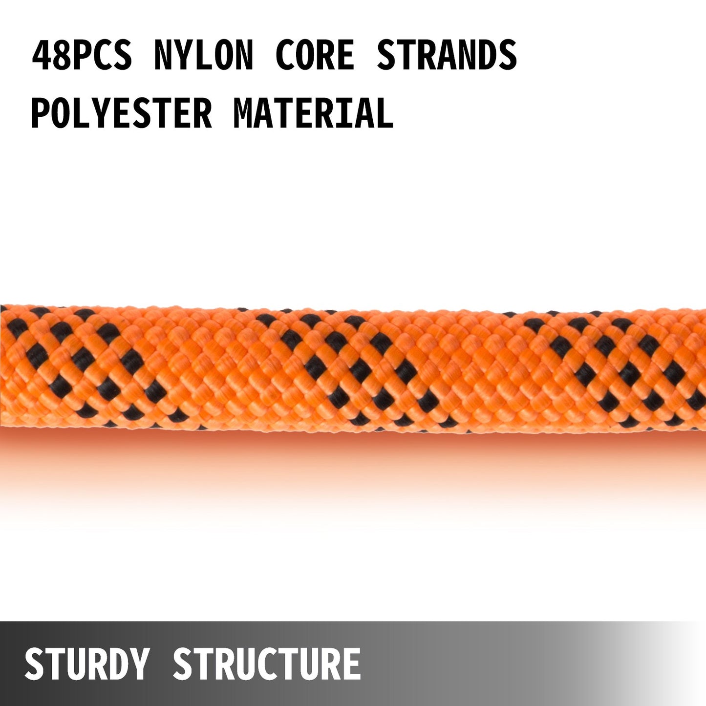 1.43cm Double Braid Polyester Rope 6096cm Nylon Pulling Rope 498.95kg High Force Polyester Load Sailing Rope(1.43cm-6096cm) - Image 2