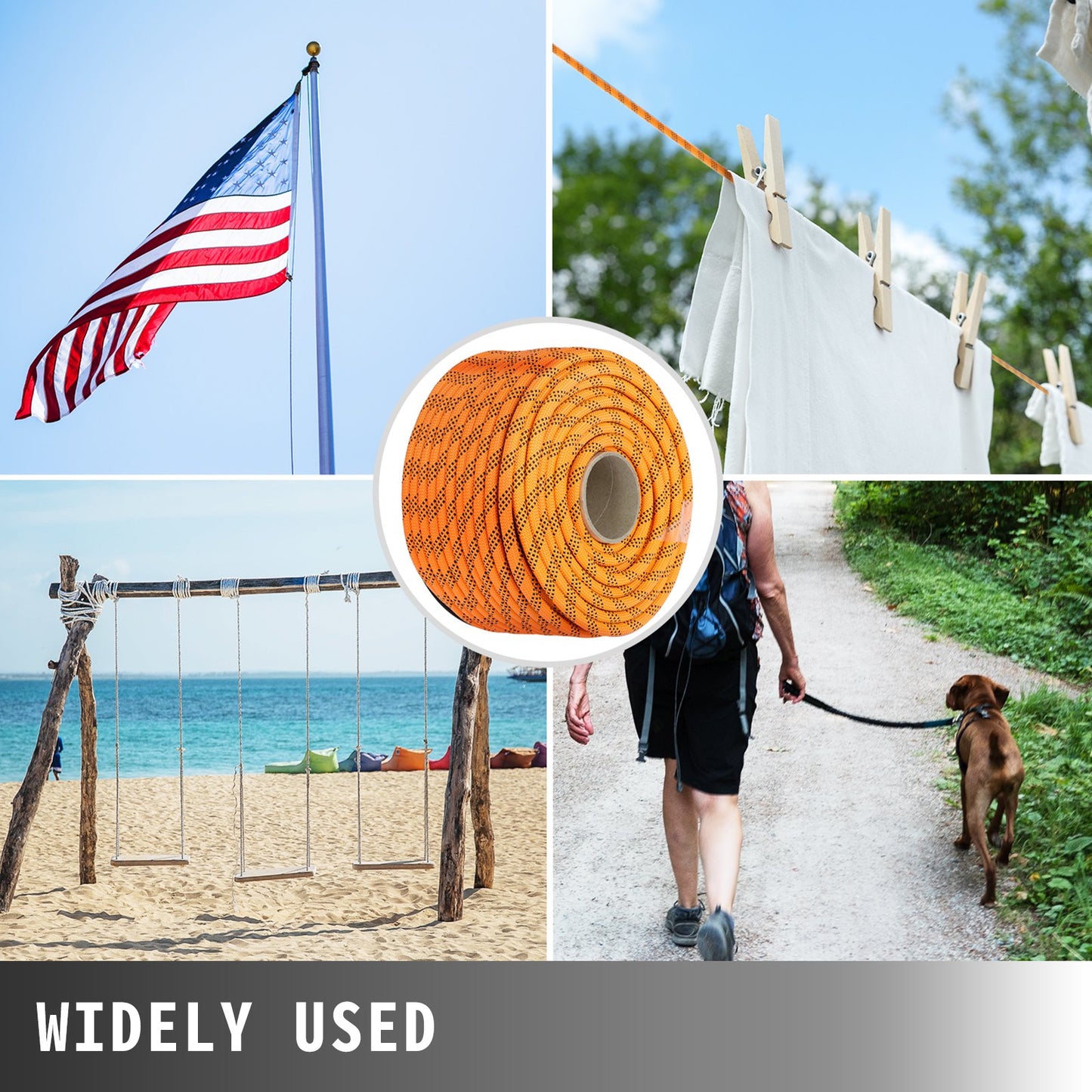 1.43cm Double Braid Polyester Rope 6096cm Nylon Pulling Rope 498.95kg High Force Polyester Load Sailing Rope(1.43cm-6096cm) - Image 7