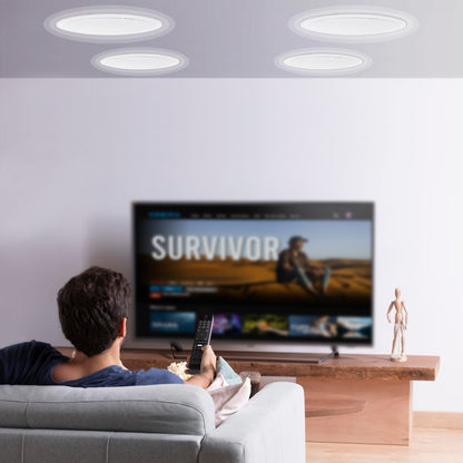 4 PCs 203.2 mm in Ceiling Speakers, 100-Watts, Flush Mount Ceiling & in-Wall Speakers System with 8ΩImpedance 89dB Sensitivity, for Home Kitchen Living Room Bedroom or Covered Outdoor Porches - Image 8