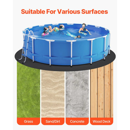 21ft Round Pool Liner Pad, Pool Liner Pad for Above Ground Swimming Pools, Extra-Thick Pool Mat, Prevents Punctures, Recycled Geotextile Material Underlayment Pad, Extend Liner Life - Image 6
