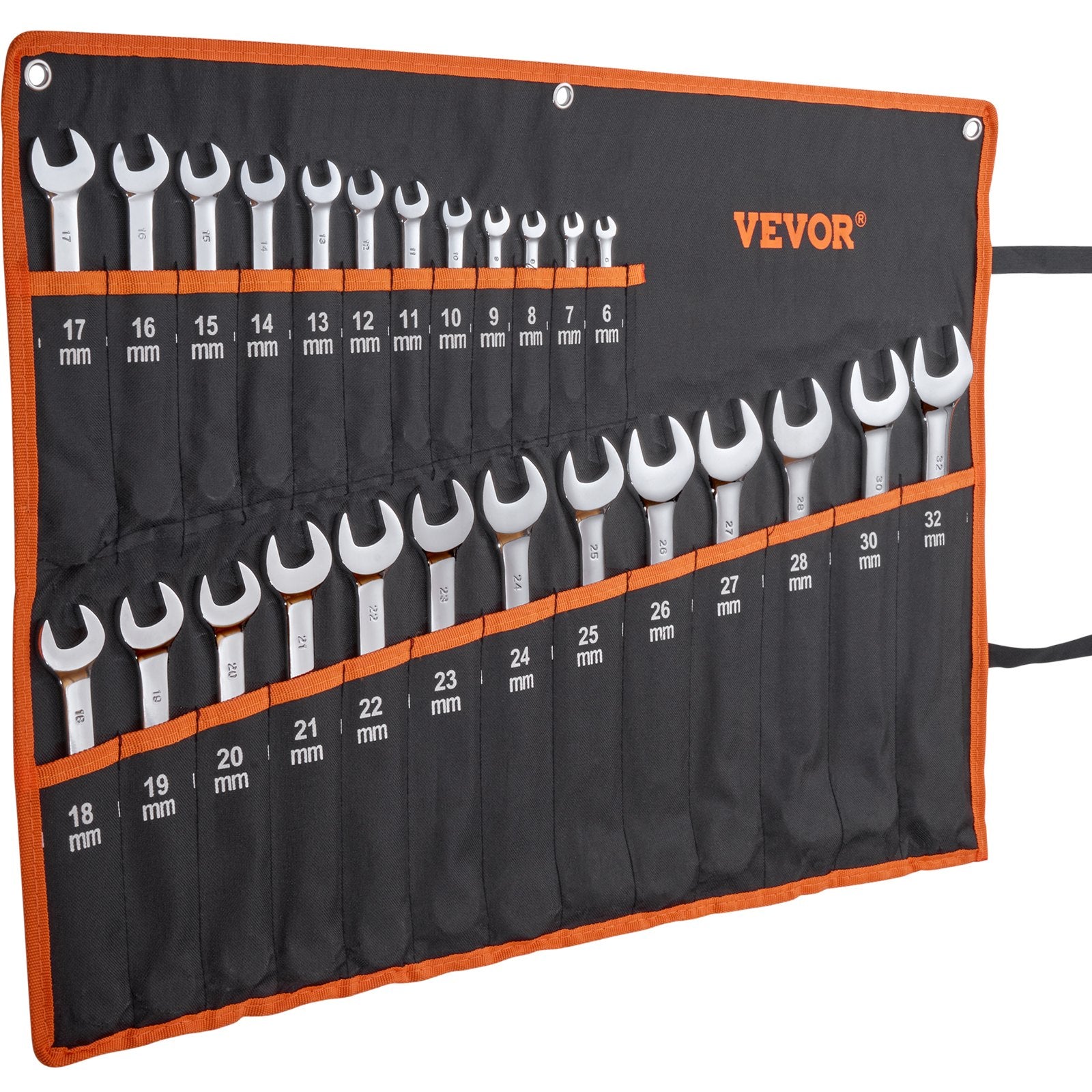 Combination Wrench Set 25-Piece Metric 6 mm to 32 mm with Roll-up Pouch - Image 8