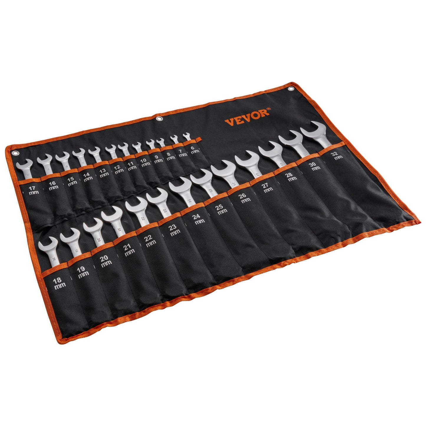 Combination Wrench Set 25-Piece Metric 6 mm to 32 mm with Roll-up Pouch - Image 9