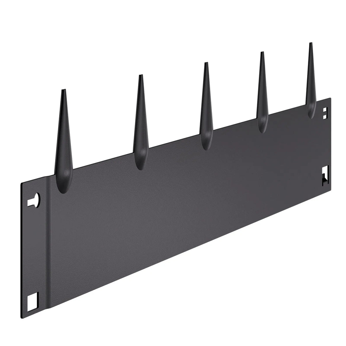 Steel Landscape Edging, 5 Packs 990 x 207 mm Rust-Resistant Metal Landscape Edging, Bendable Garden Edging Border, Heavy Duty Lawn Edging, Easy-to-Install, Flower Bed Yard Pathway Divider Black