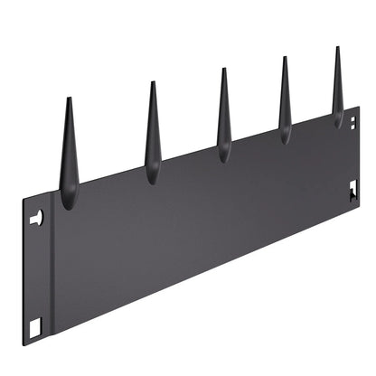 Steel Landscape Edging, 5 Packs 990 x 207 mm Rust-Resistant Metal Landscape Edging, Bendable Garden Edging Border, Heavy Duty Lawn Edging, Easy-to-Install, Flower Bed Yard Pathway Divider Black