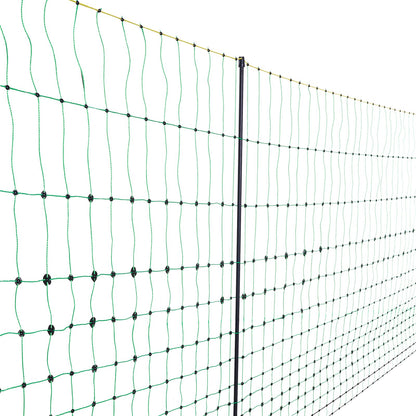 Electric Fence Netting, 0.88 x 49.98 m, PE Net Fencing with Posts & Double-Spiked Stakes, Utility Portable Mesh for Goats, Sheep, Lambs, Deer, Hogs, Dogs, Used in Backyards, Farms, and Ranches - Image 9