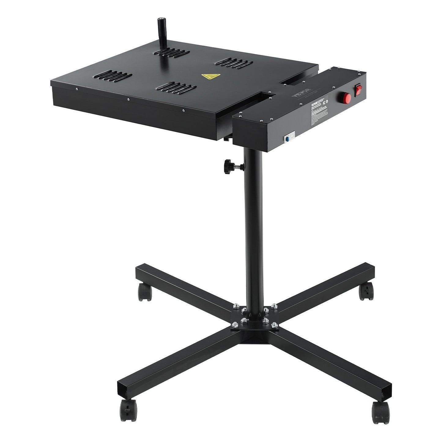Flash Dryer, 18 x 25 inch Flash Dryer for Screen Printing, High Power Silk Screen Printing Dryer with Height Adjustable Stand, 360° Rotation, X-Shaped Base, Steel T-Shirt Curing Machine