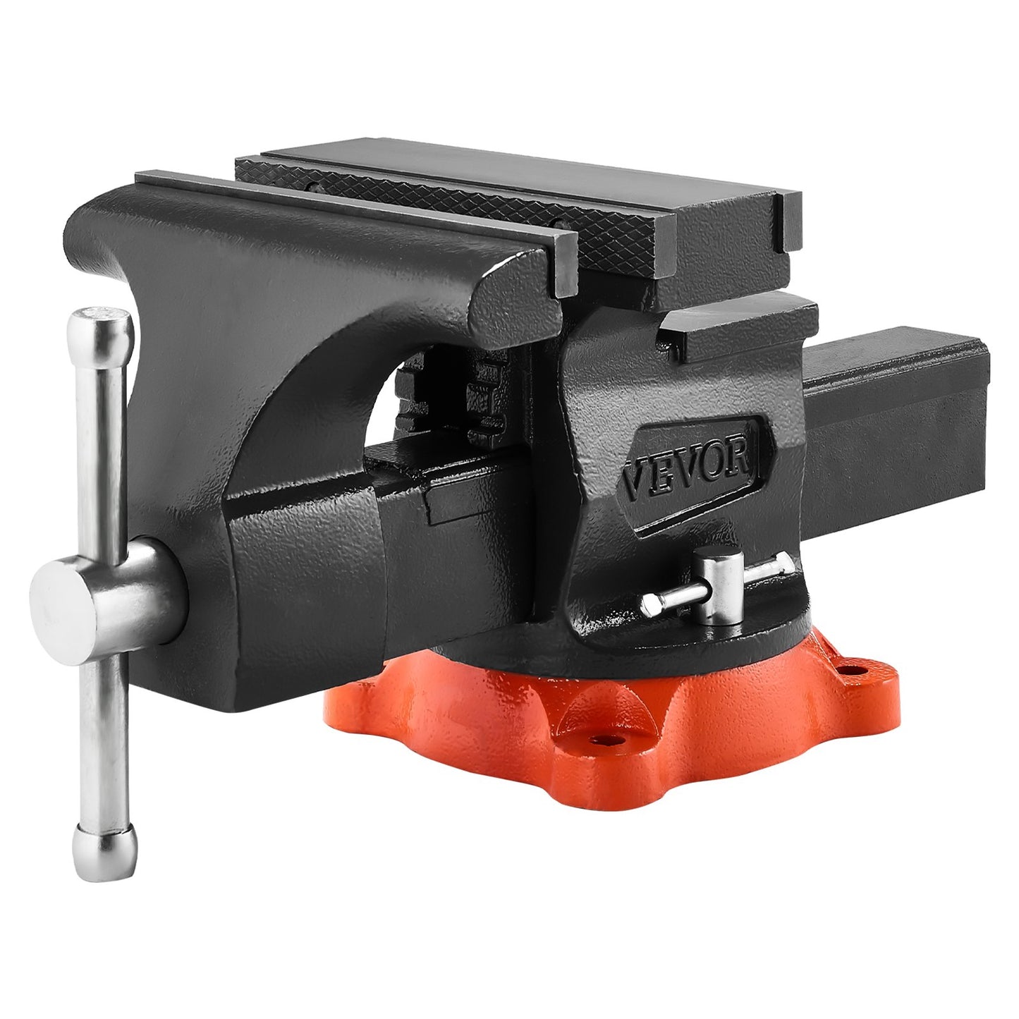 203 mm Bench Vice Multipurpose Heavy Duty Ductile Iron Swivel Locking Base - Image 9
