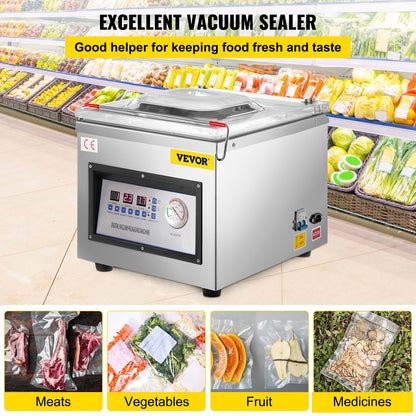DZ-260C Digital Vacuum Sealer Food Vacuum Sealing Packing Machine 220V - Image 2