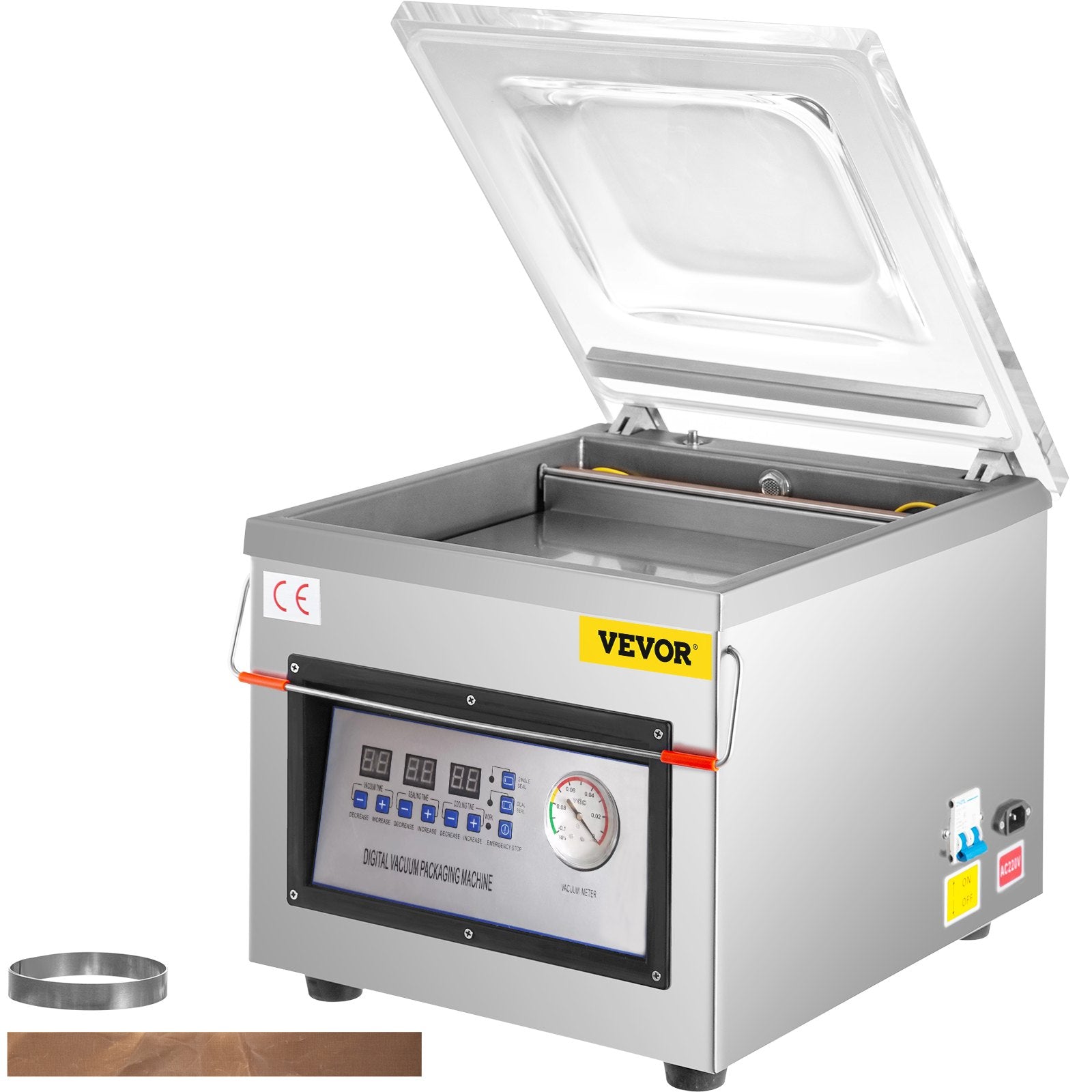 DZ-260C Digital Vacuum Sealer Food Vacuum Sealing Packing Machine 220V - Image 9