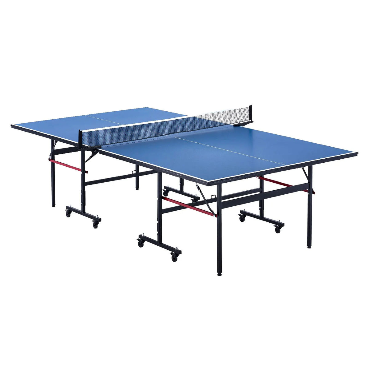 Ping Pong Table Foldable Table Tennis Game Table Indoor with Clamp Net - Image 9