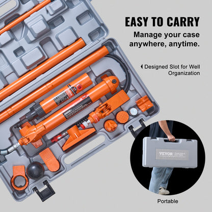 12 Ton Hydraulic Jack Air Pump Lift Ram Body Frame Porta Power Repair Kits - Image 5