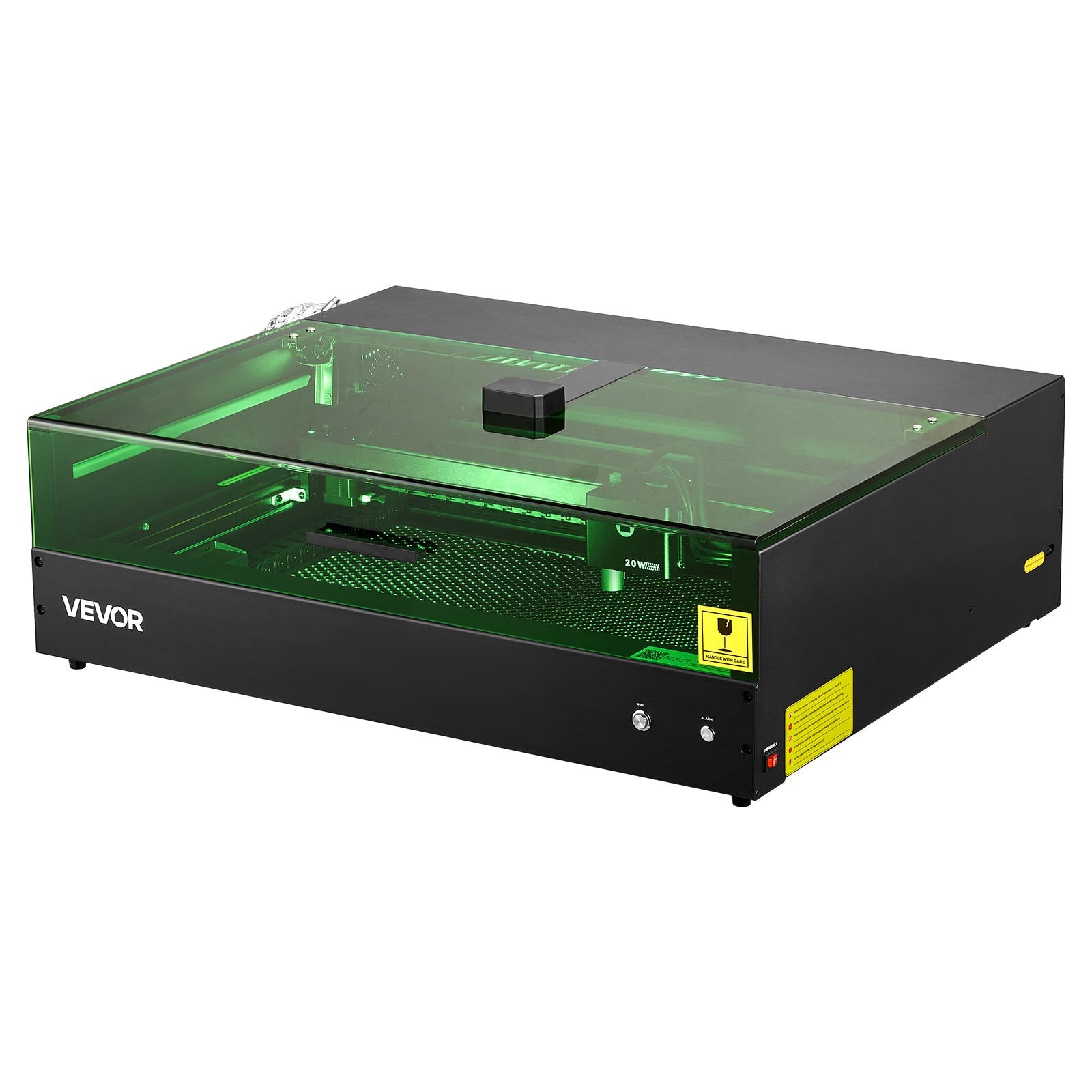 Laser Engraver, 20W, Laser Engraving and Cutting Machine with Enclosure Camera, Laser Cutter, 36000 mm/min, 500 x 320 mm Working Area, for Wood, Leather, Glass, Paper, Certain Metal, Class 1 - Image 9