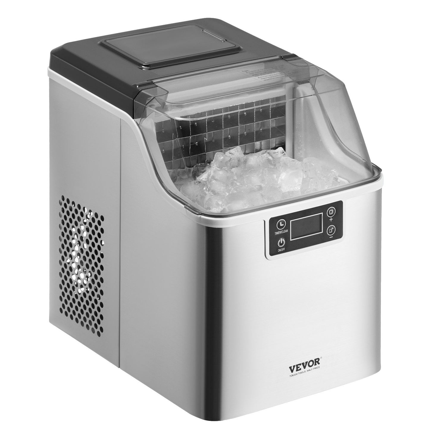 Portable Countertop Ice Maker 45Lbs/24H Self-Cleaning with Scoop Basket - Image 9