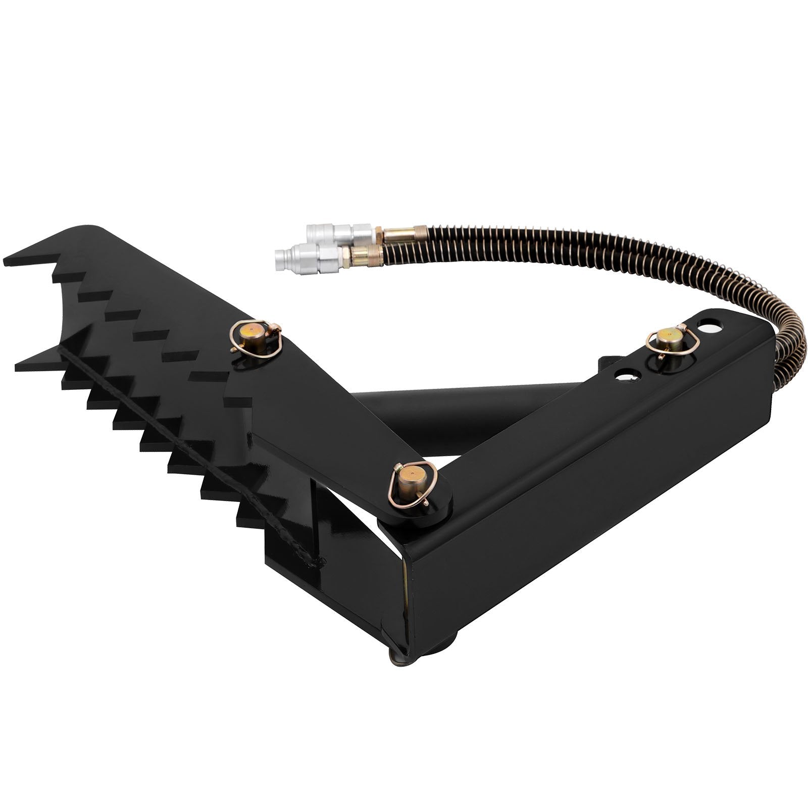 61cm Hydraulic Backhoe Excavator Thumb Attachments Weld On 1.27cm Teeth Thick Steel Plate Assembly 12MM Bolt-On Design with Hydraulic Cylinder - Image 9