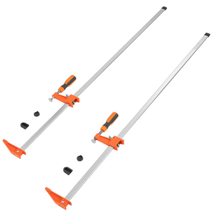 Bar Clamps for Woodworking, 2-Pack 914mm Clamp, Quick-Change F Clamp with 600 lbs Load Limit, 2.5" Throat Depth, Cast Iron and Carbon Steel, Wood Clamps for Woodworking Metal Working - Image 9
