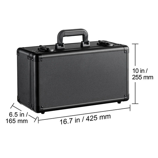 Graded Card Storage Box, 4 Slots, Graded Sports Cards Holder Carrying Case with Key Lock Foam Dividers, for 108 PSA Graded Cards 76 BGS Cards 84 SGC Cards 388 Top Loaders or 999+ Loose Cards - Image 8
