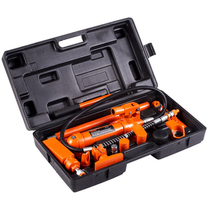 4 Ton Porta Power Kit, Portable Hydraulic Jack with 3.9 ft/1.2 m Oil Hose, Auto Body Frame Repair Kit with Storage Case for Car Repair, Truck, Farm (8800 LBS) - Image 9