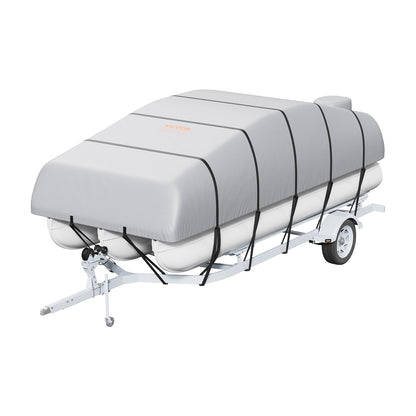 Pontoon Boat Cover 800D Waterproof Trailerable 19-20 ft with Storage Bag - Image 9