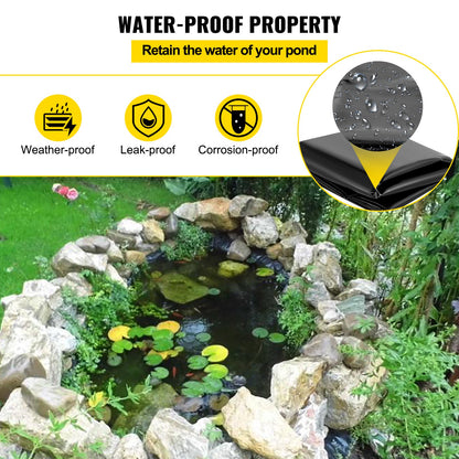 LLDPE Pond Liner 15x20 ft, Pond Liner 20 Mil, Fish Pond Liners for Waterfall, Pond and Fish Ponds - Image 5